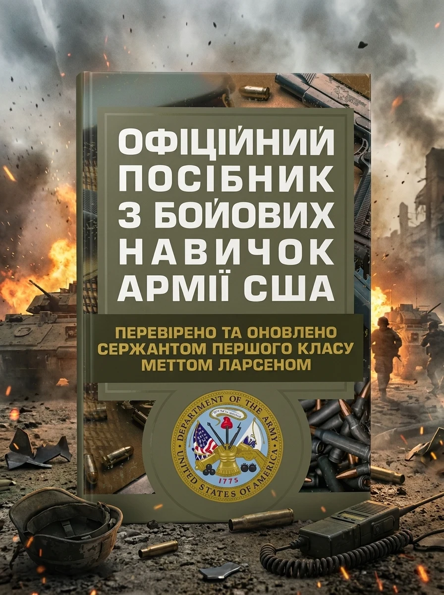 Офіційний посібник з бойових навичок армії США — Метт Ларсен, обкладинка