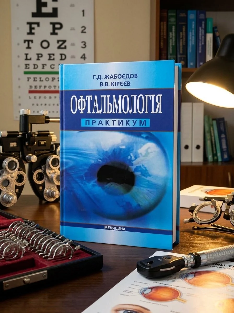 Офтальмологія: практикум: навчальний посібник (ВНЗ IV р. а.) — Г.Д Жабоєдов, обкладинка