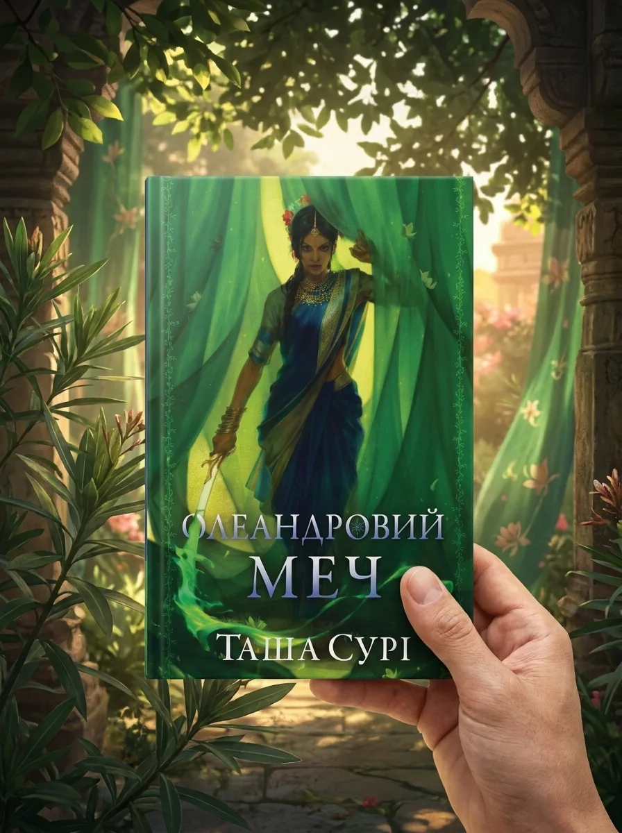 Олеандровий меч. Книжка 2 — Таша Сурі, обкладинка