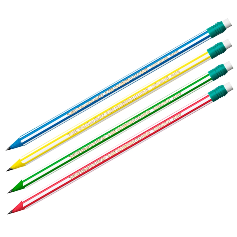 ОЛІВЕЦЬ чорнографітний EVOLUTION СТРАЙПС ГУМ 646 BIC