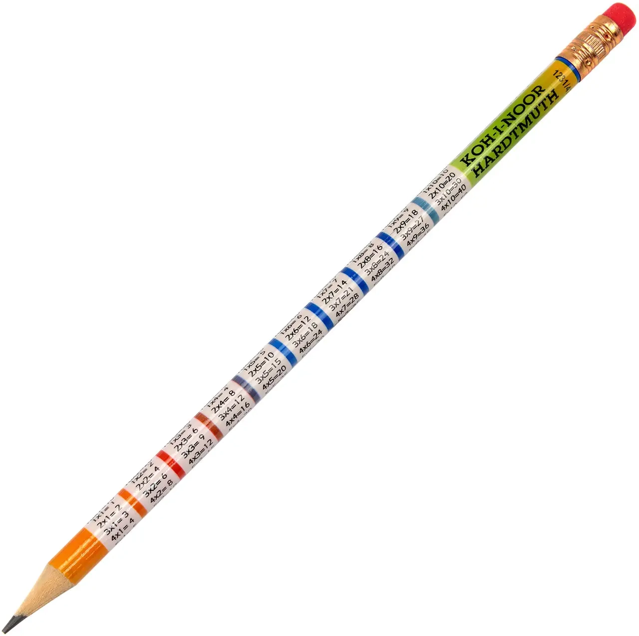 Олівець дитячий Koh-i-noor HB з гумкою Табличка множеня 1231