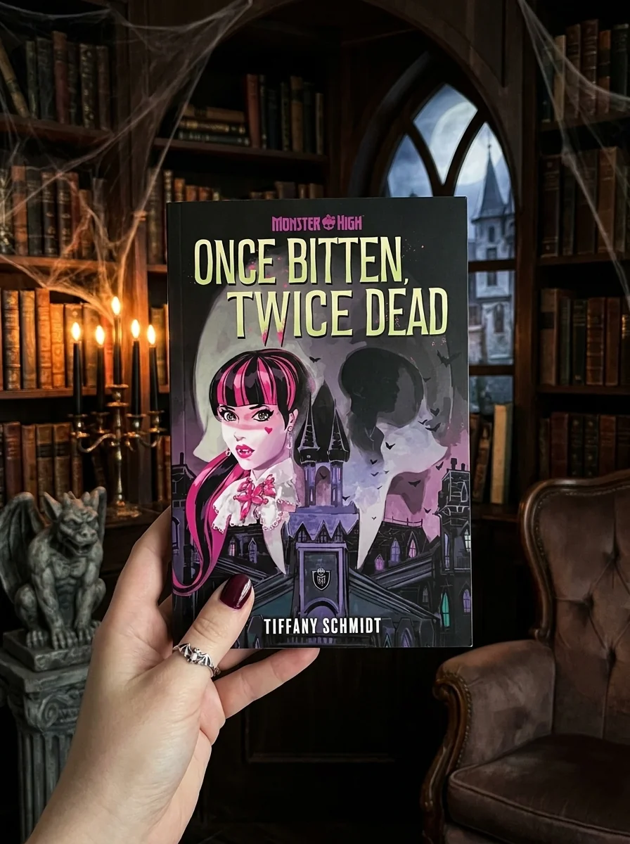 Once Bitten, Twice Dead (A Monster High YA Novel) — Tiffany Schmidt, обкладинка