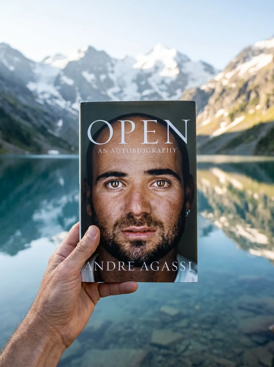 Open: An Autobiography — Андре Агассі, обкладинка