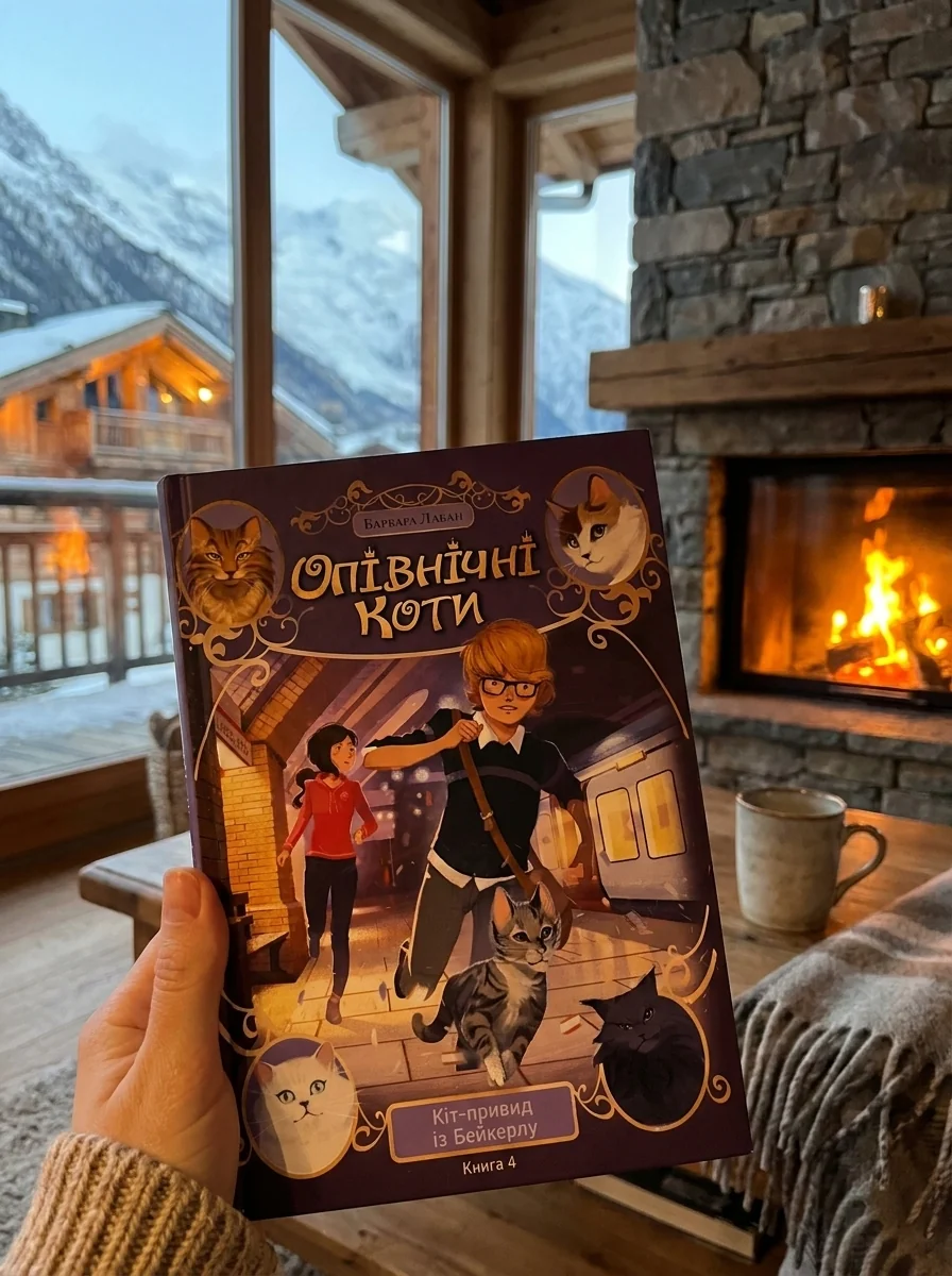 Опівнічні Коти. Кіт-привид із Бейкерлу. Книга 4 — Фантастика та фентезі