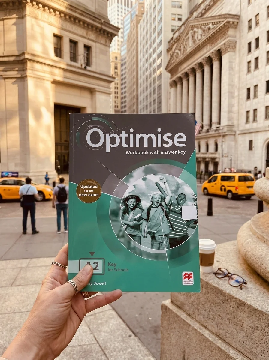 Optimise A2 Workbook with answer key — Джеремі Бовелл, обкладинка