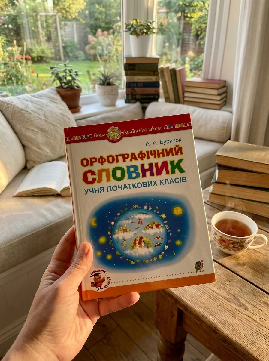 Орфографічний словник учня початкових класів — Андрій Бурячок, обкладинка
