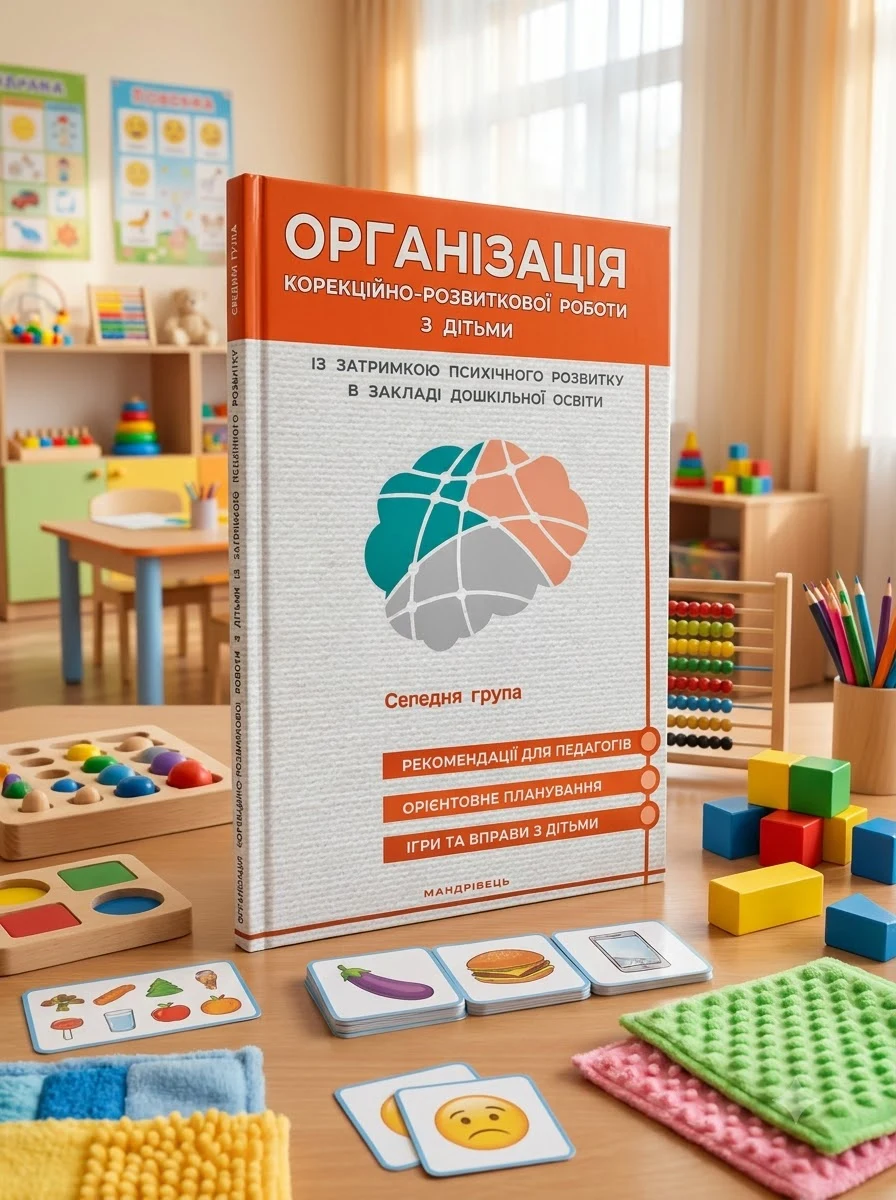 Організація корекційно-розвиткової роботи з дітьми із затримкою психічного розвитку. Середня група — Навчальна література
