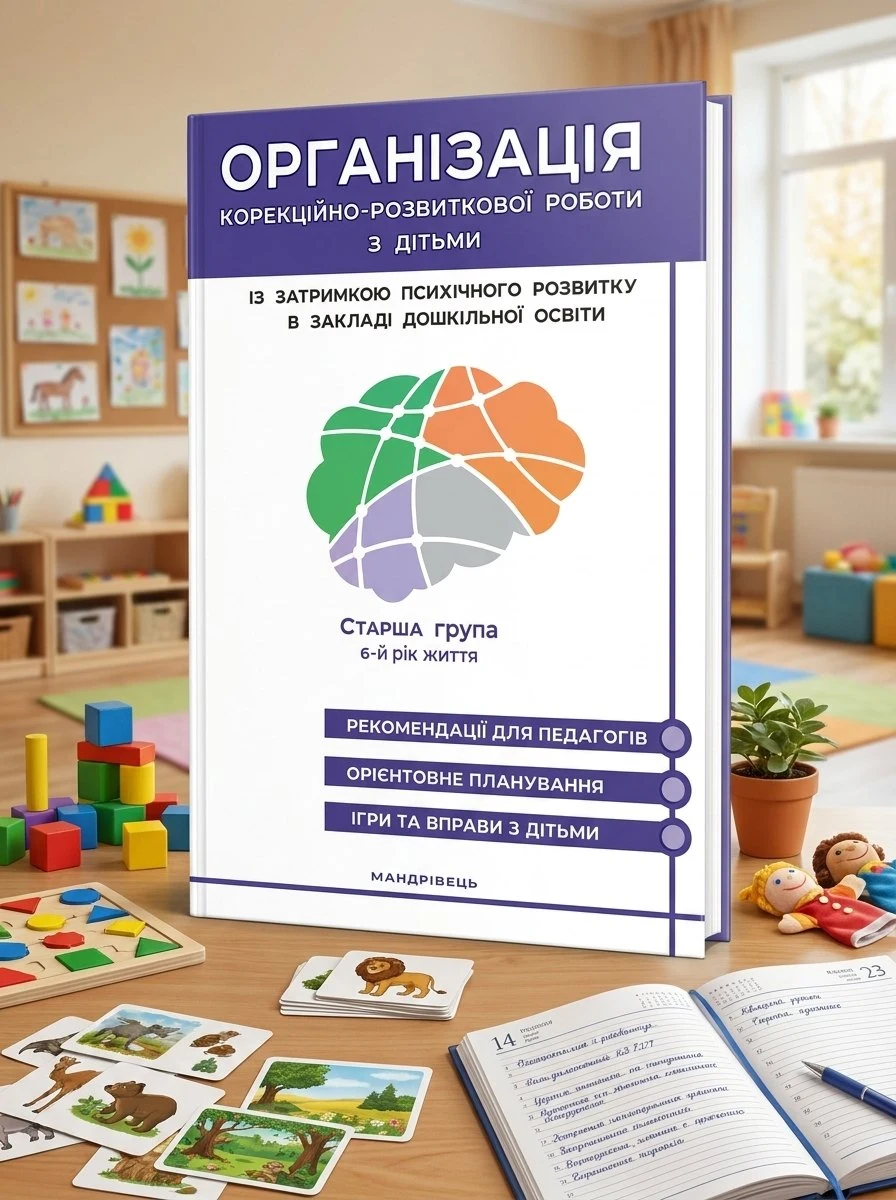Організація корекційно-розвиткової роботи з дітьми із ЗПР в ЗДО. Старша група. 6+ — Валентина Семизорова, обкладинка