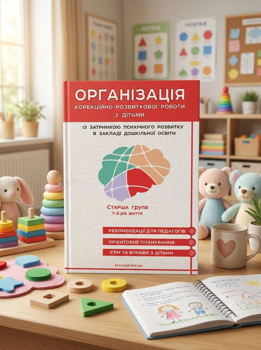 Організація корекційно-розвиткової роботи з дітьми із ЗПР в ЗДО. Старша група. 7+ — Валентина Семизорова, обкладинка