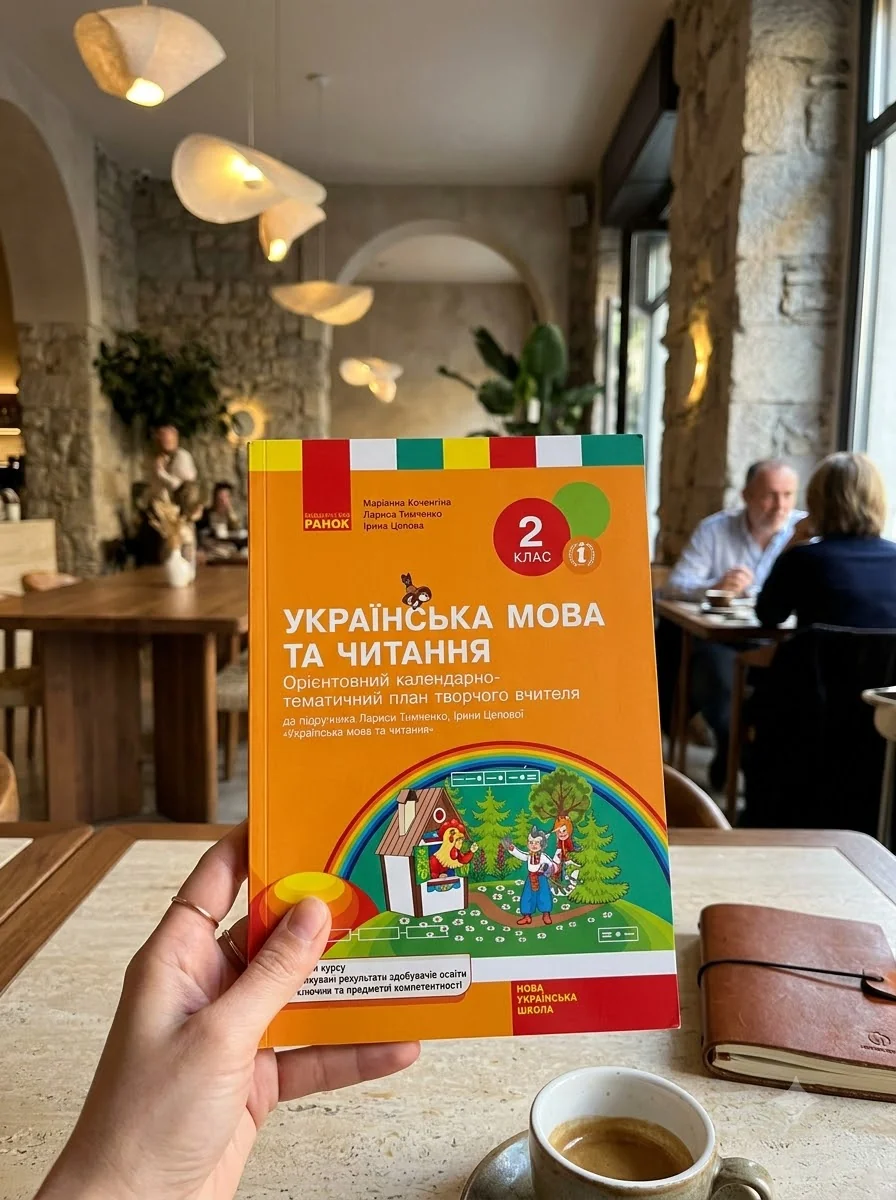 Орієнтовний календарно-тематичний план творчого вчителя до підручника Лариси Тимченко, Ірини Цепової «Українська мова та читання. 2 клас» — Лариса Тимченко, обкладинка
