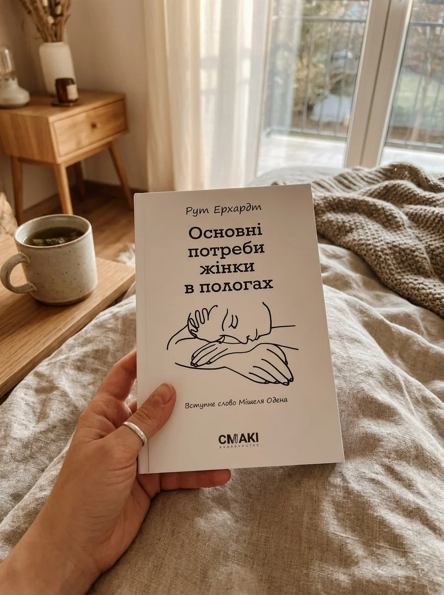 Основні потреби жінки в пологах — Рут Ерхардт, обкладинка