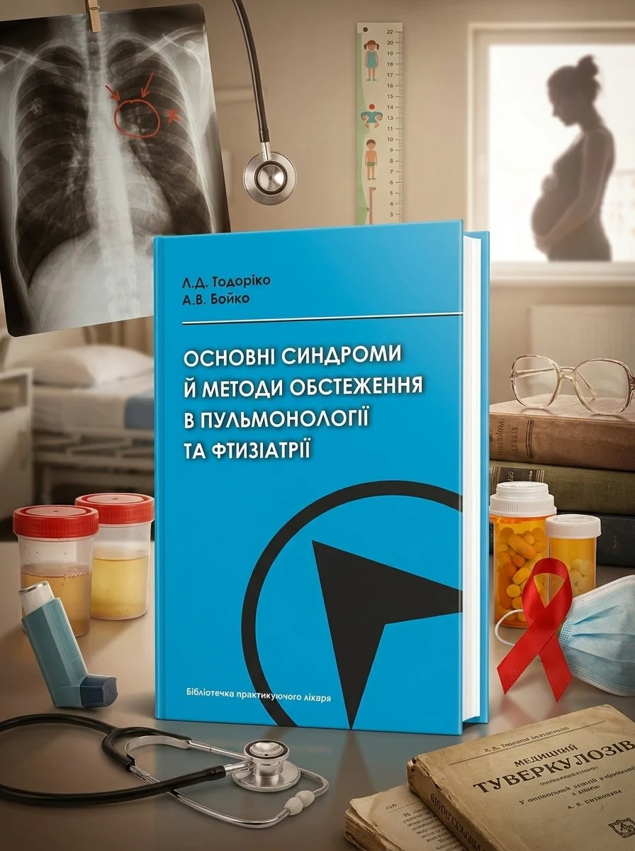 Основні синдроми й методи обстеження в пульмонології та фтизіатрії — Бойко А.В., обкладинка