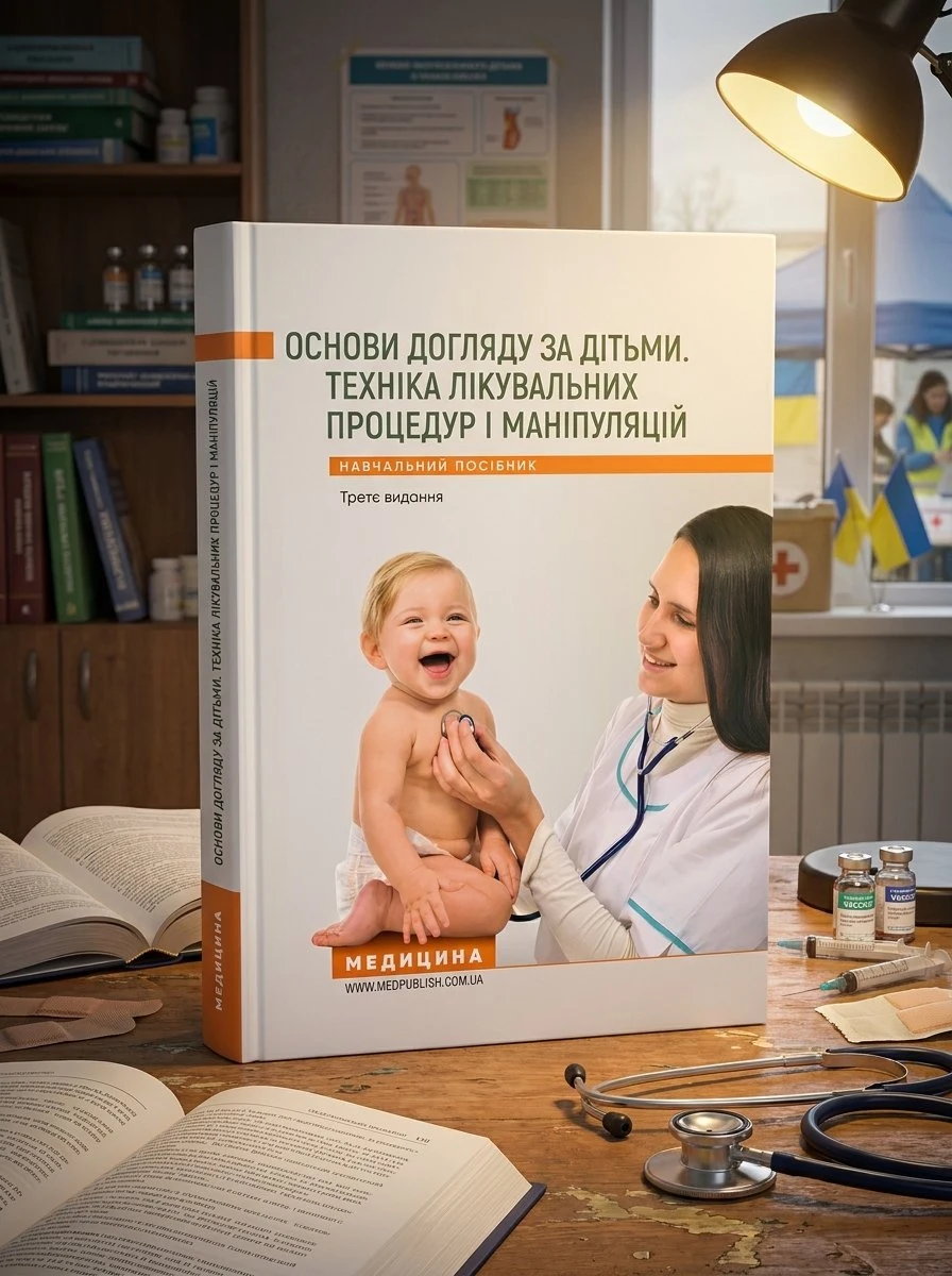Основи догляду за дітьми. Техніка лікувальних процедур і маніпуляцій: навчальний посібник — В.С Березенко, обкладинка