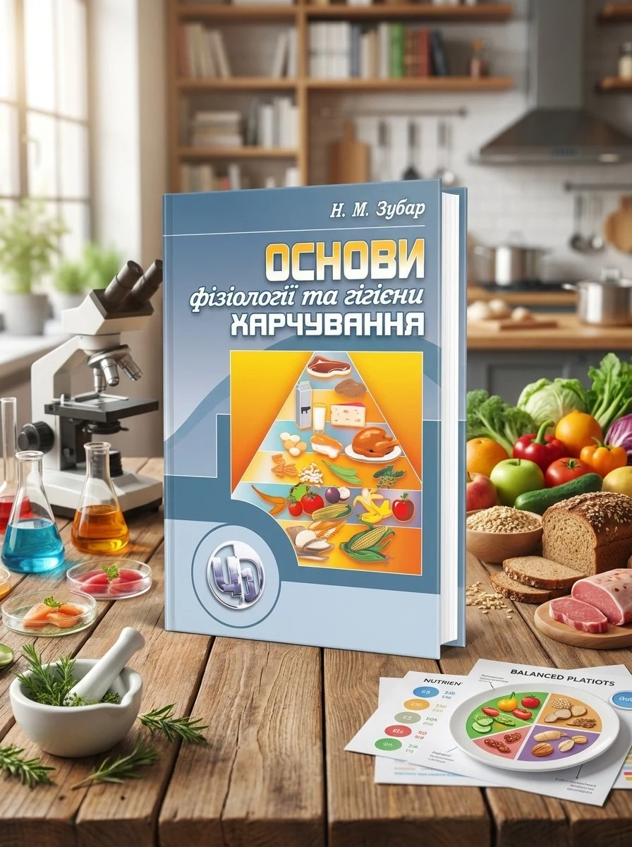 Основи фізіології та гігієни харчування — Зубар Н.М., обкладинка
