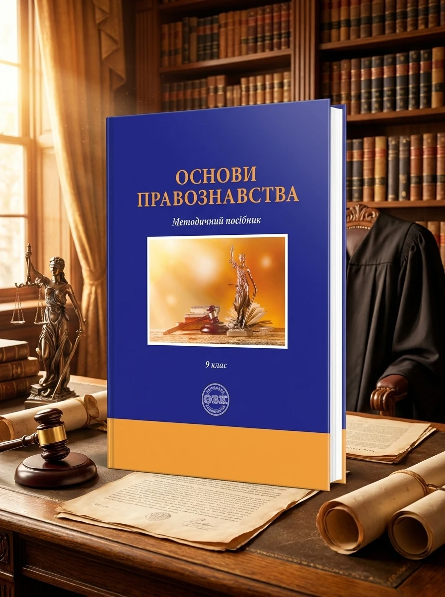 Основи правознавства. Методичний посібник — Оксана Коротюк, обкладинка
