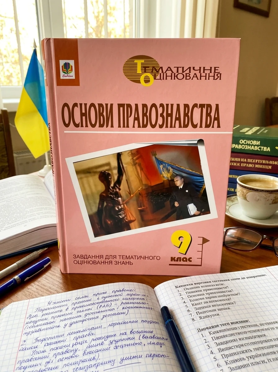 Основи правознавства. Завдання для тематичного оцінювання знань. 9 клас — фото 2