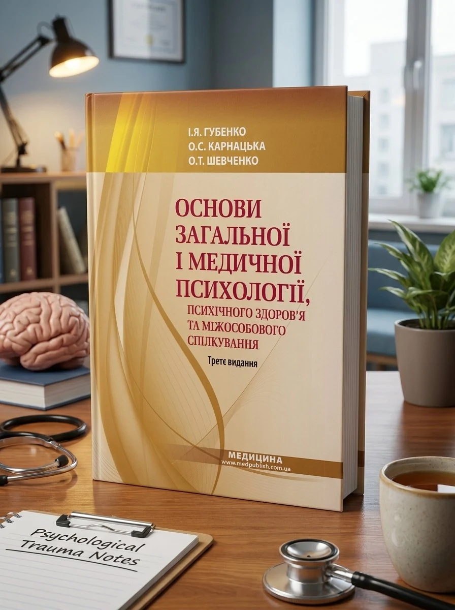 Основи загальної і медичної психології, психічного здоров’я та міжособового спілкування: підручник — І.Я Губенко, обкладинка