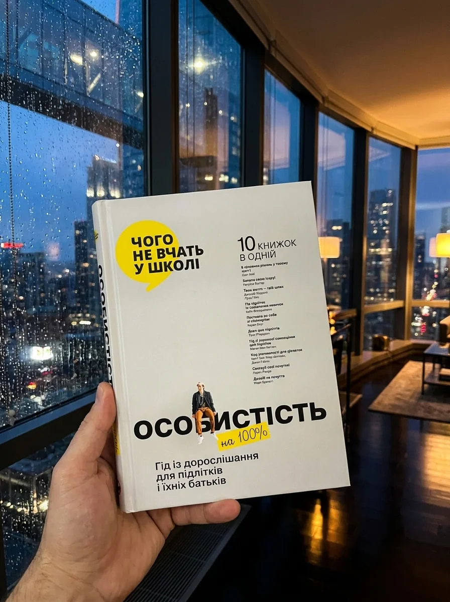 Особистість на 100%. Гід із дорослішання для підлітків та їхніх батьків., обкладинка