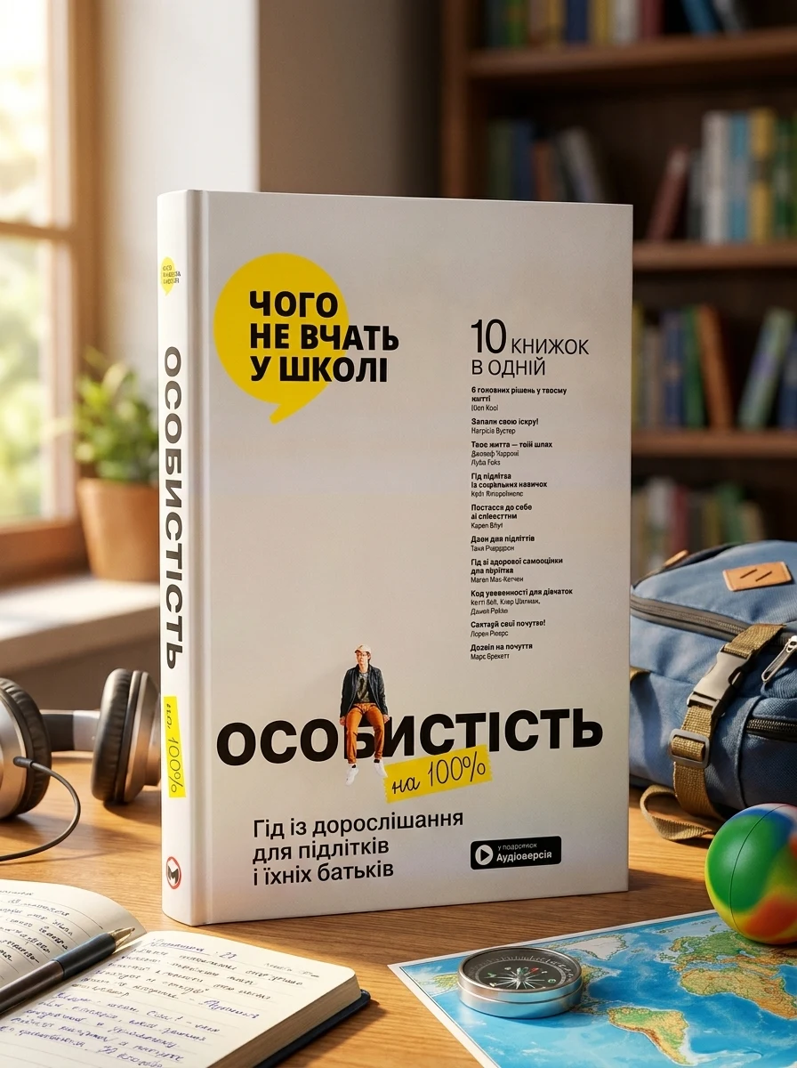 Особистість на 100%. Гід із дорослішання для підлітків та їхніх батьків. — Книги для особистісного розвитку