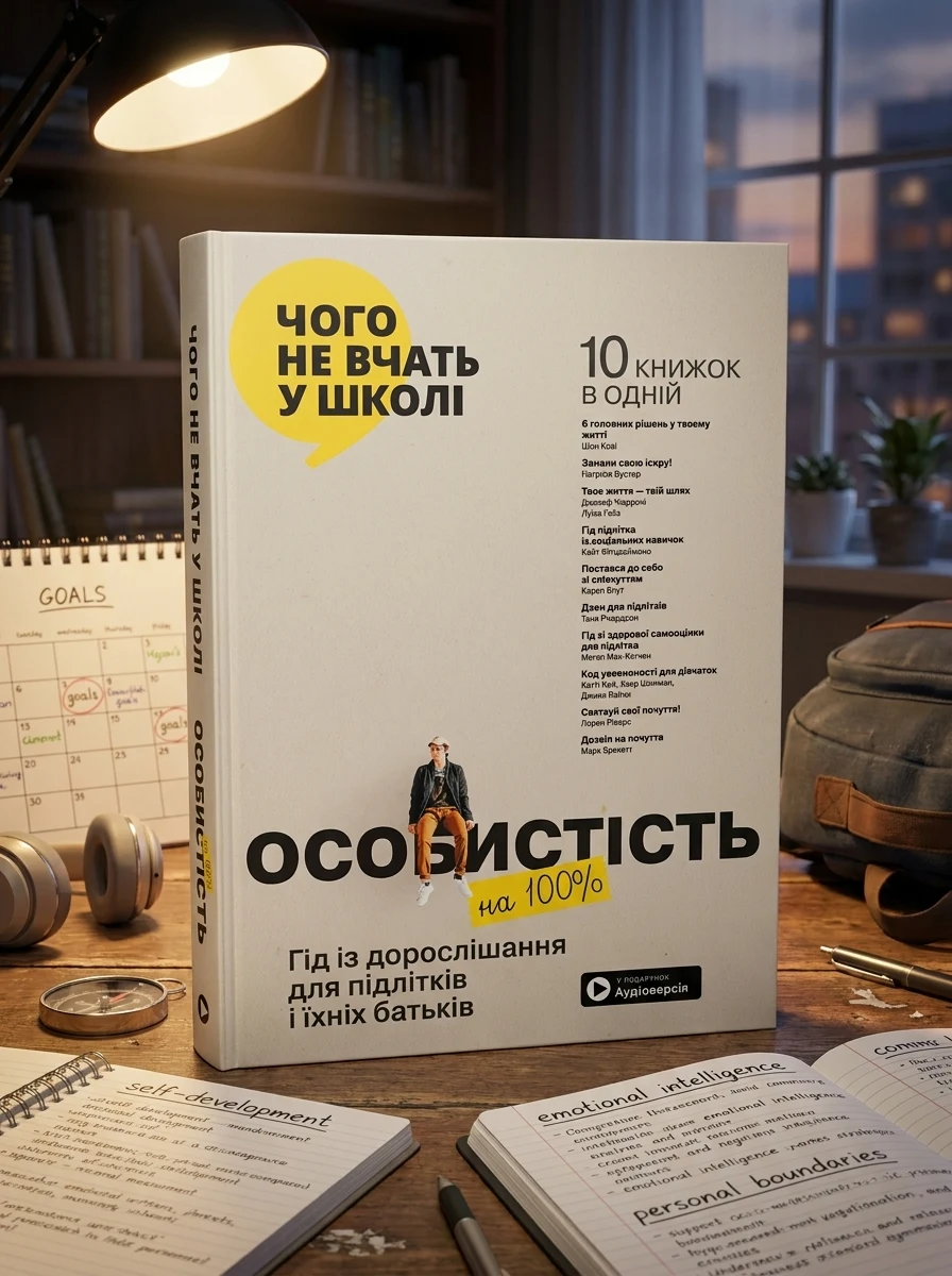 Особистість на 100%. Гід із дорослішання для підлітків та їхніх батьків. Збірник самарі українською мовою, — Наука та психологія