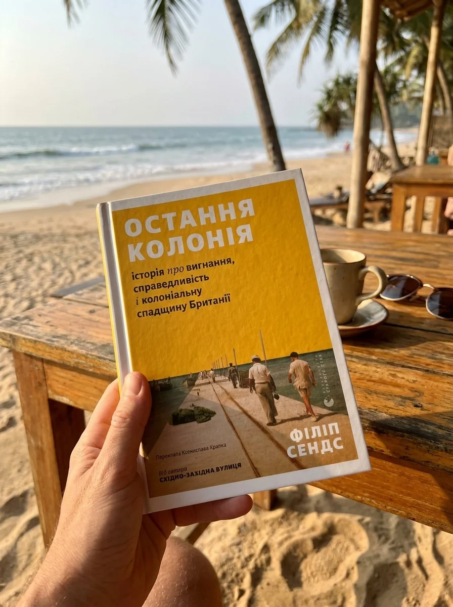 Остання колонія. Історія про вигнання, справедливість і колоніальну спадщину Британії — Філіп Сендс, обкладинка