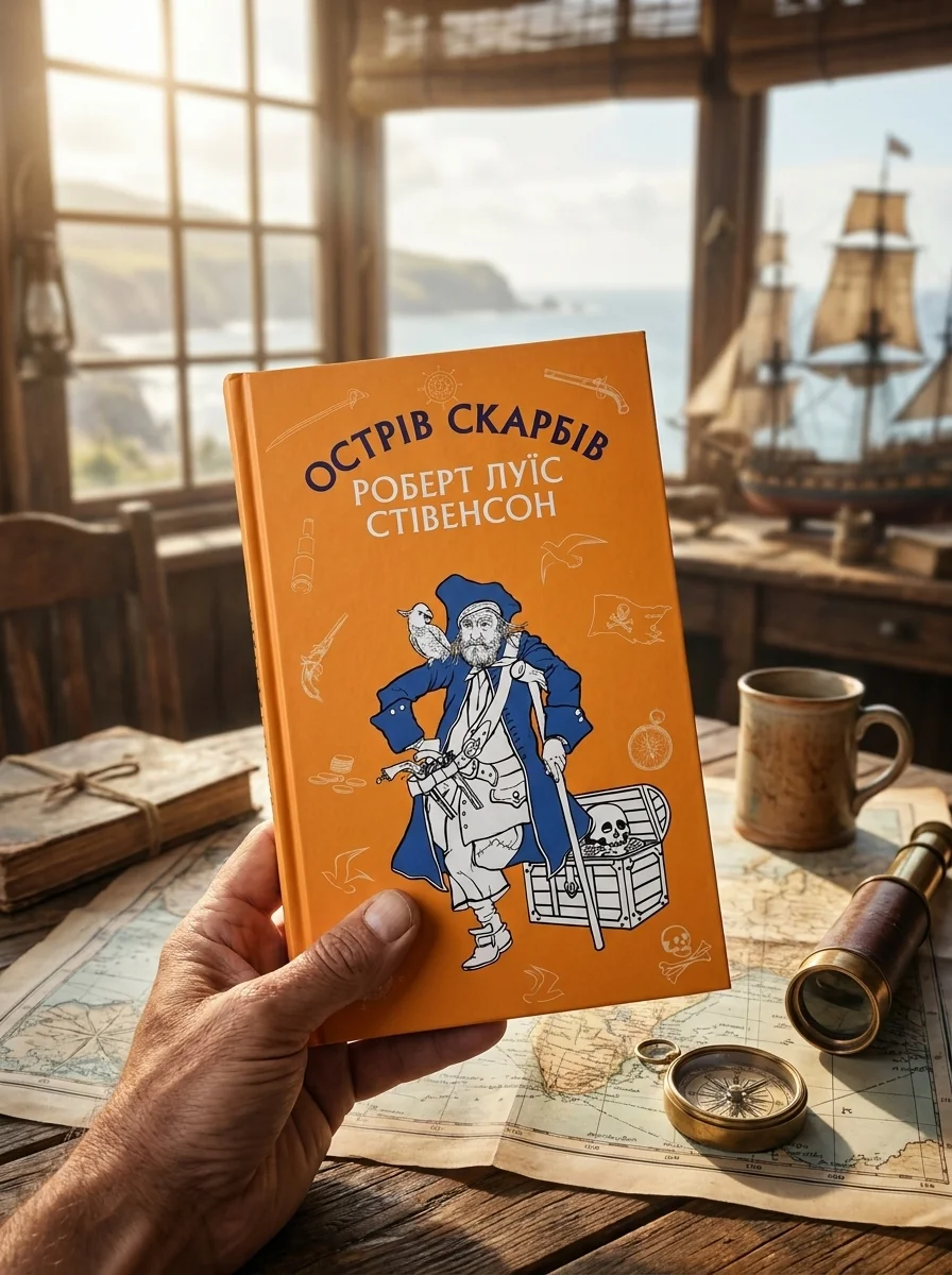 Острів скарбів Р.Л.Стівенсон Фоліо — Дитяча література