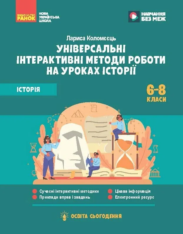 Освіта сьогодення. Універсальні інтерактивні методи роботи на уроках історії 6-8 клас