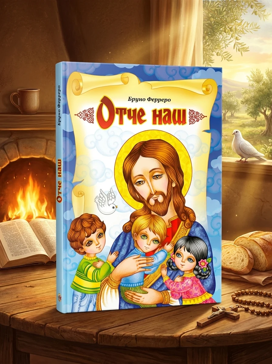 Отче наш Оповідання для дітей — Бруно Ферреро, обкладинка
