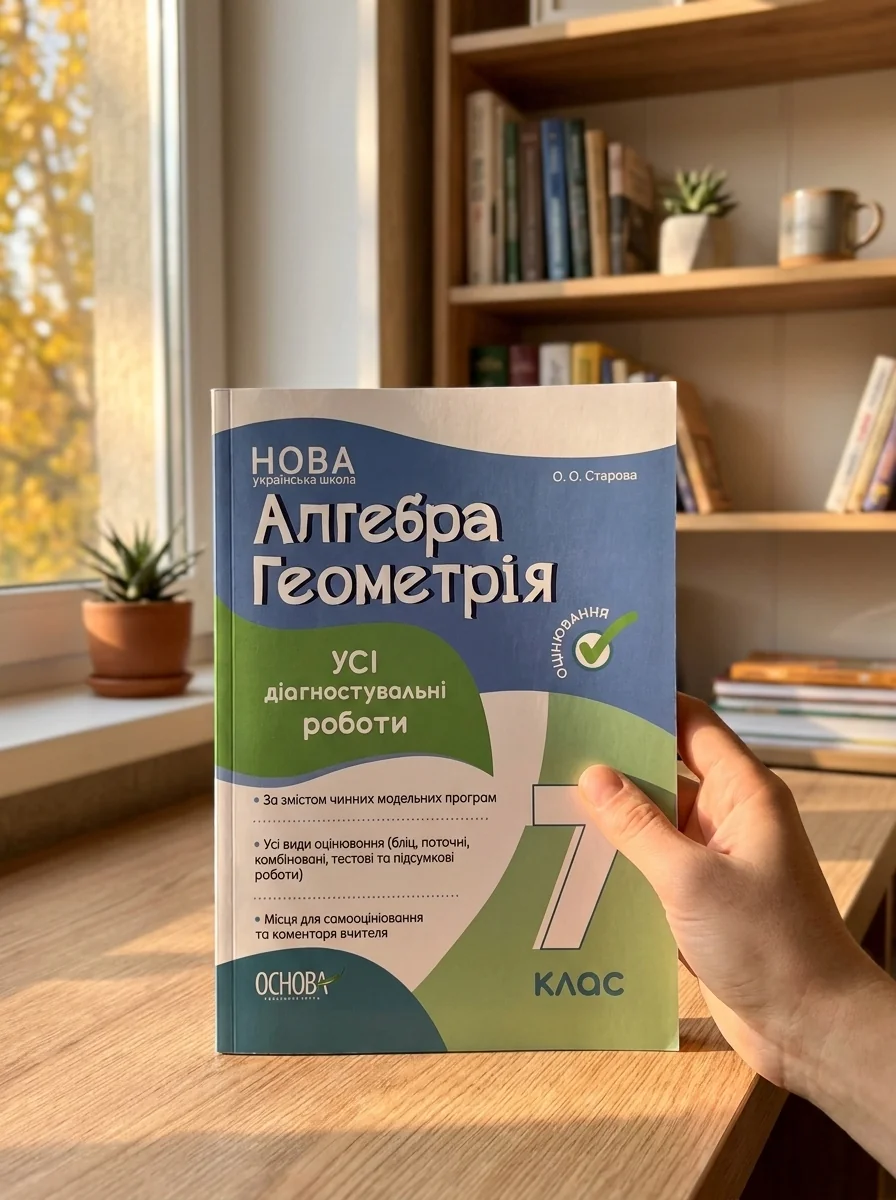 Оцінювання. Алгебра. Геометрія. УСІ діагностувальні роботи. 7 клас — фото 2