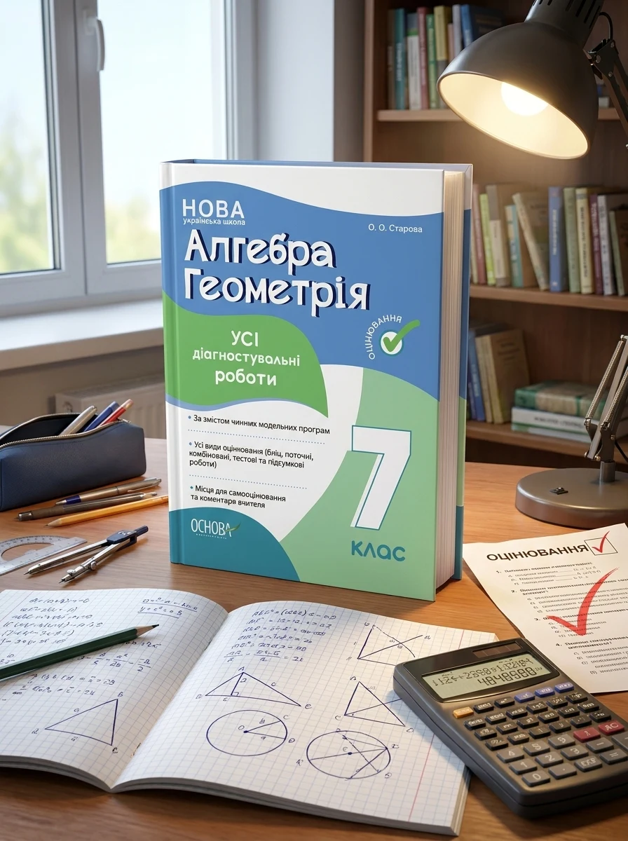 Оцінювання. Алгебра. Геометрія. УСІ діагностувальні роботи. 7 клас — Вивчення мов
