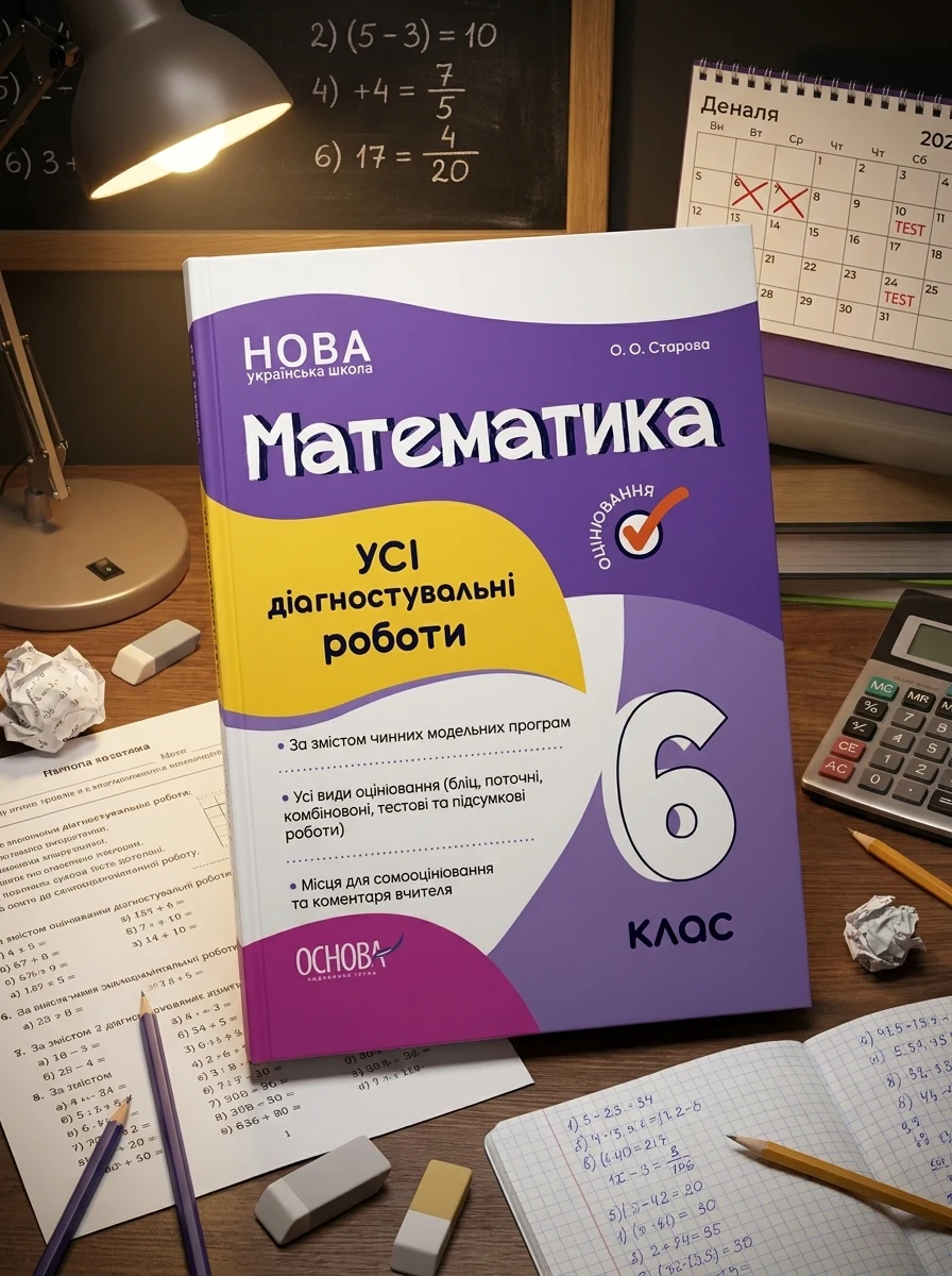 Оцінювання. Математика. УСІ діагностувальні роботи. 6 клас — Вивчення мов