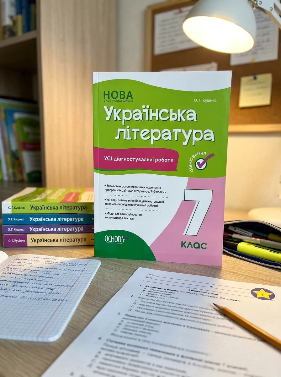 Оцінювання. Українська література. УСІ діагностувальні роботи. 7 клас — Вивчення мов