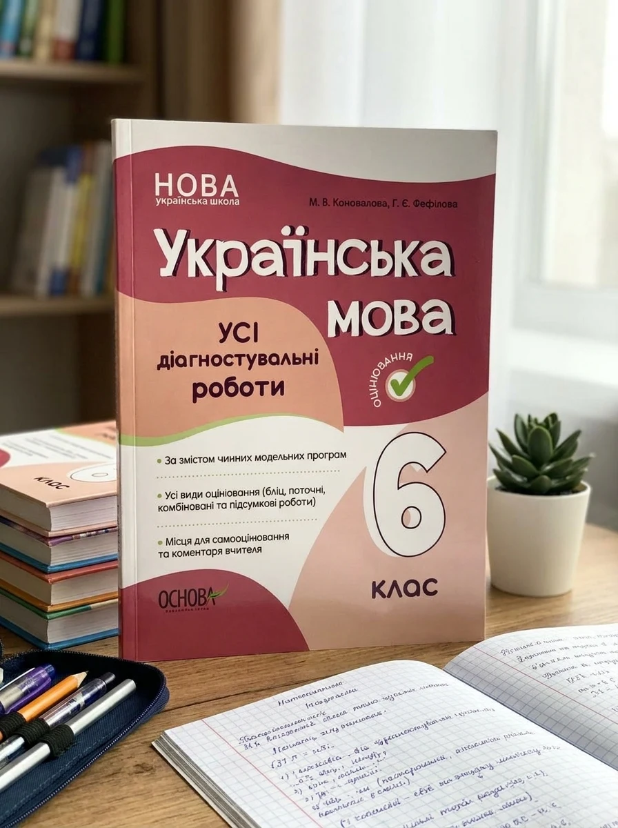 Оцінювання. Українська мова. УСІ діагностувальні роботи. 6 клас — Вивчення мов