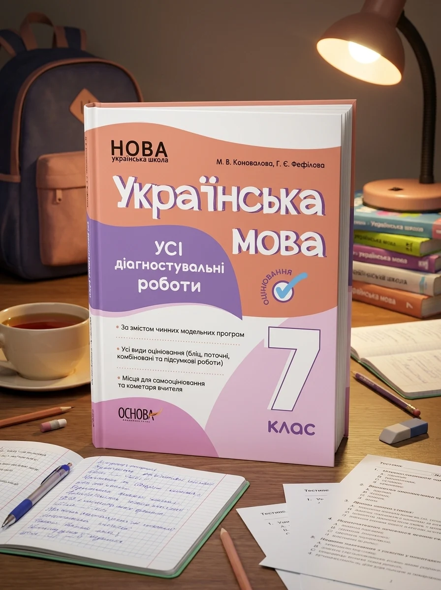 Оцінювання. Українська мова. УСІ діагностувальні роботи. 7 клас — Вивчення мов