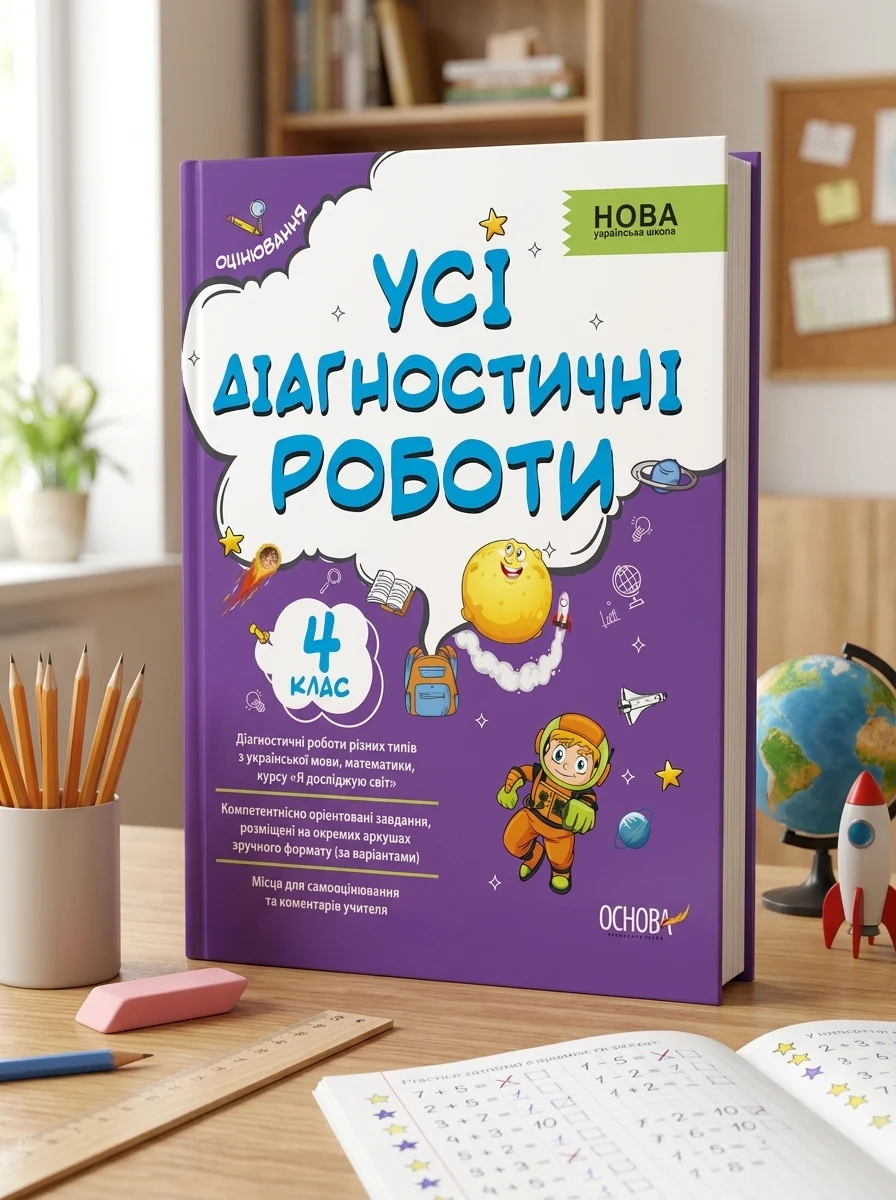 Оцінювання. Усі діагностичні роботи. 4 клас, — Вивчення мов