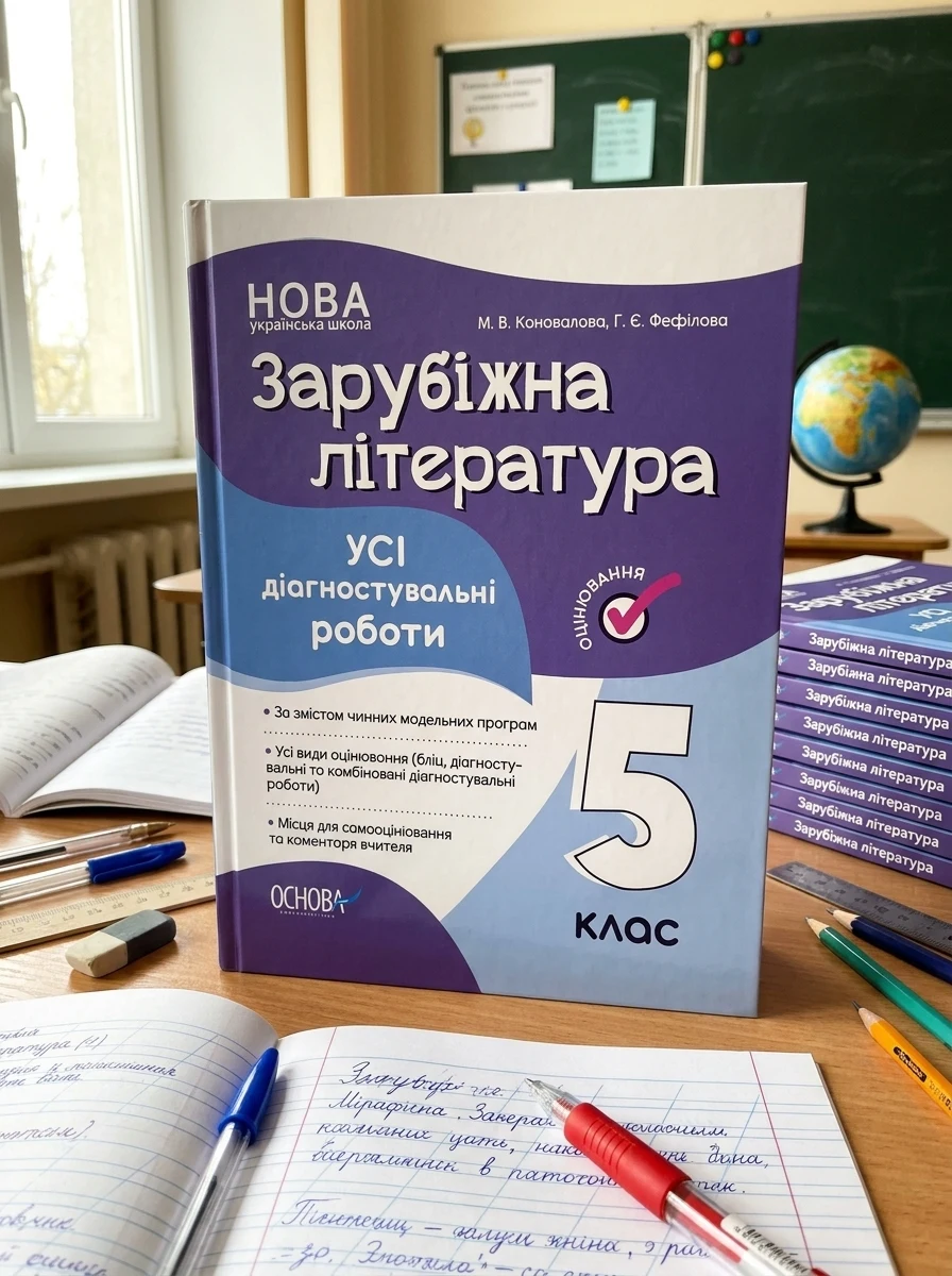 Оцінювання. Зарубіжна література. УСІ діагностувальні роботи. 5 клас — фото 2