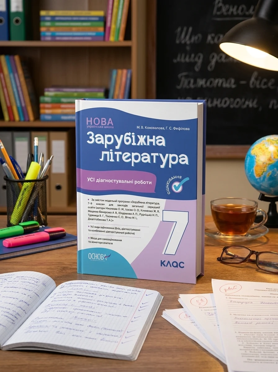 Оцінювання. Зарубіжна література. УСІ діагностувальні роботи. 7 клас — Вивчення мов