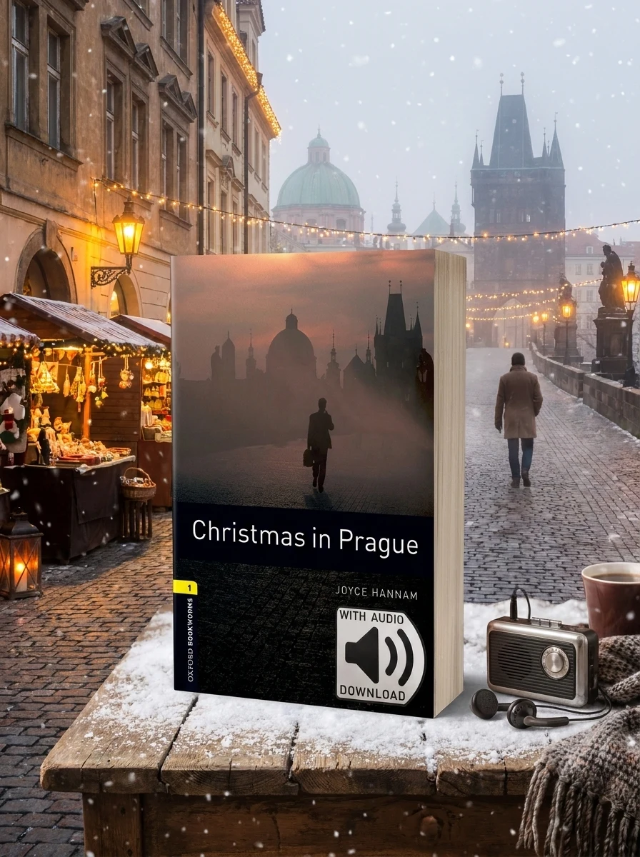 Oxford Bookworms Library Level 1. Christmas in Prague audio pack — Джойс Ханнем, обкладинка