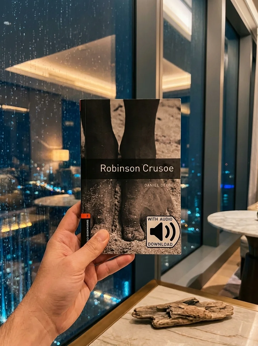 Oxford Bookworms Library Level 2. Robinson Crusoe audio pack — Данiель Дефо, обкладинка