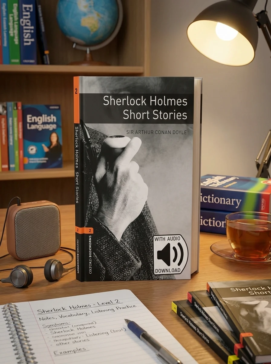 Oxford Bookworms Library Level 2. Sherlock Holmes Short Stories audio pack — Клер Вест, обкладинка