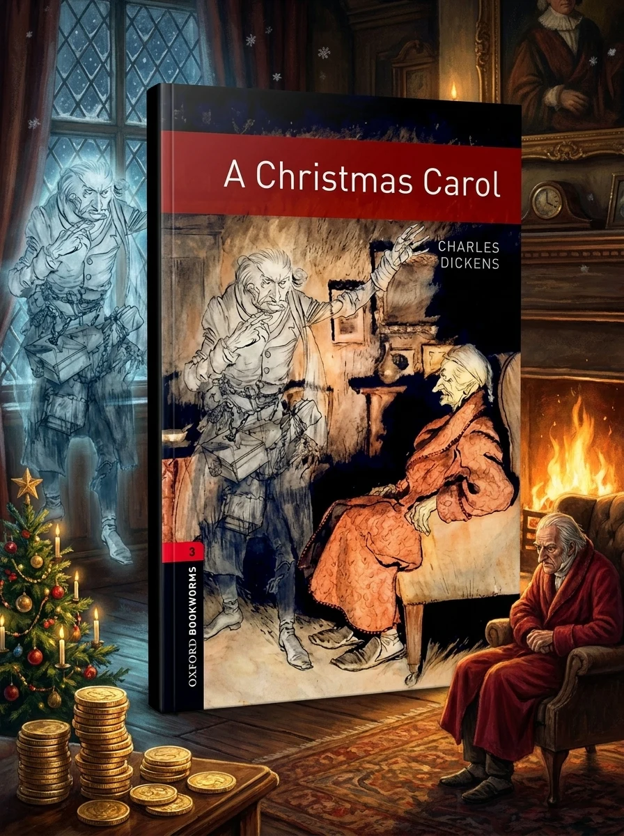 Oxford Bookworms Library Level 3. A Christmas Carol audio pack — Чарлз Діккенс, обкладинка