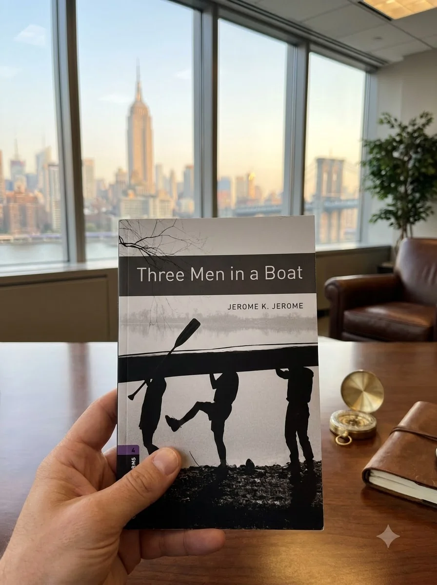 Oxford Bookworms Library Level 4. Three Men in a Boat Audio Pack — Джером Клапка Джером, обкладинка