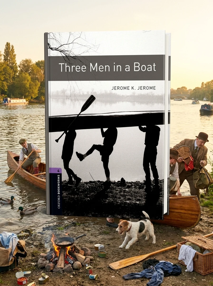 Oxford Bookworms Library Level 4. Three Men in a Boat Audio Pack — Вивчення мов