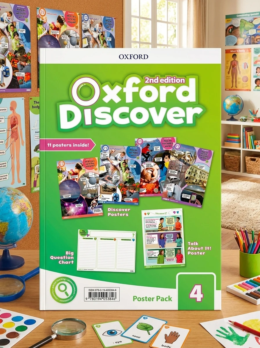 Oxford Discover Level 4. Posters Second Edition, обкладинка