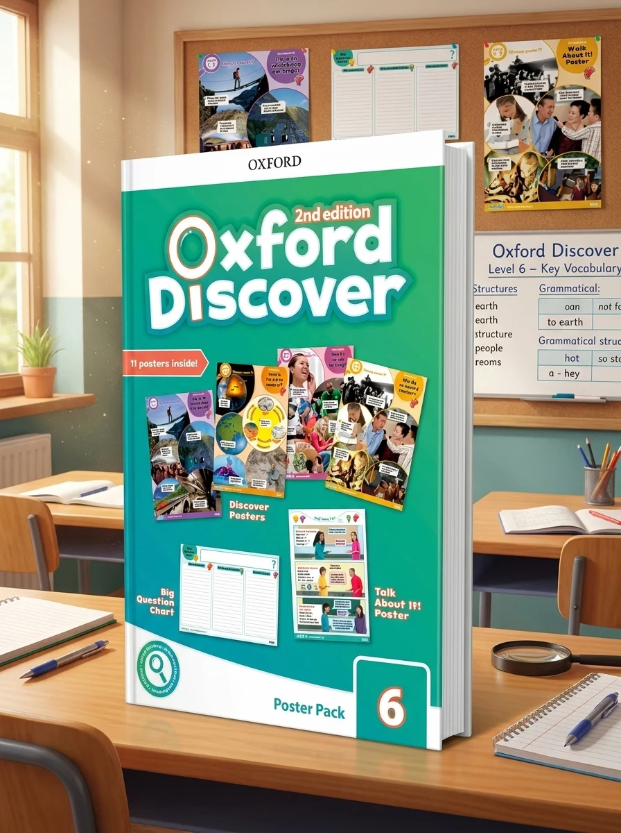 Oxford Discover Level 6. Posters 2nd Edition, обкладинка