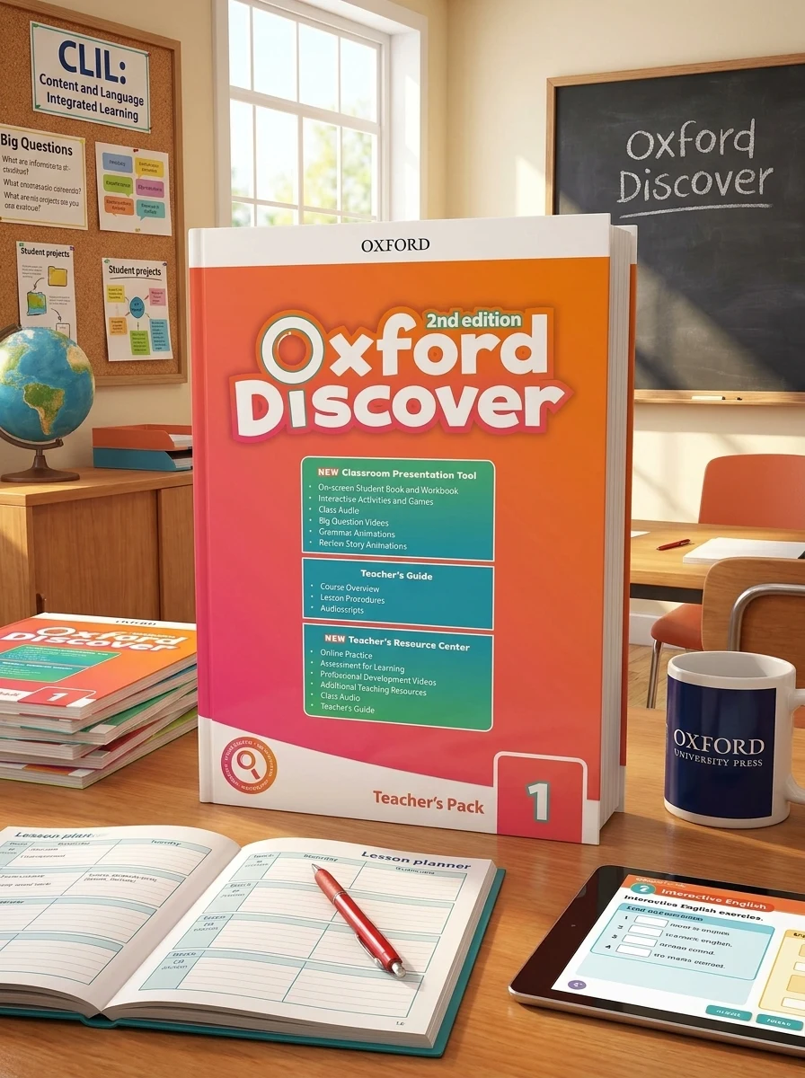 Oxford Discover Second Edition 1 Teacher's Pack, обкладинка