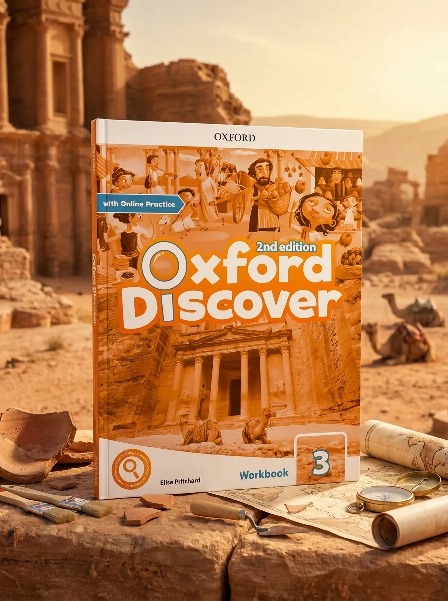 Oxford Discover Second Edition 3 Workbook with Online Practice, обкладинка
