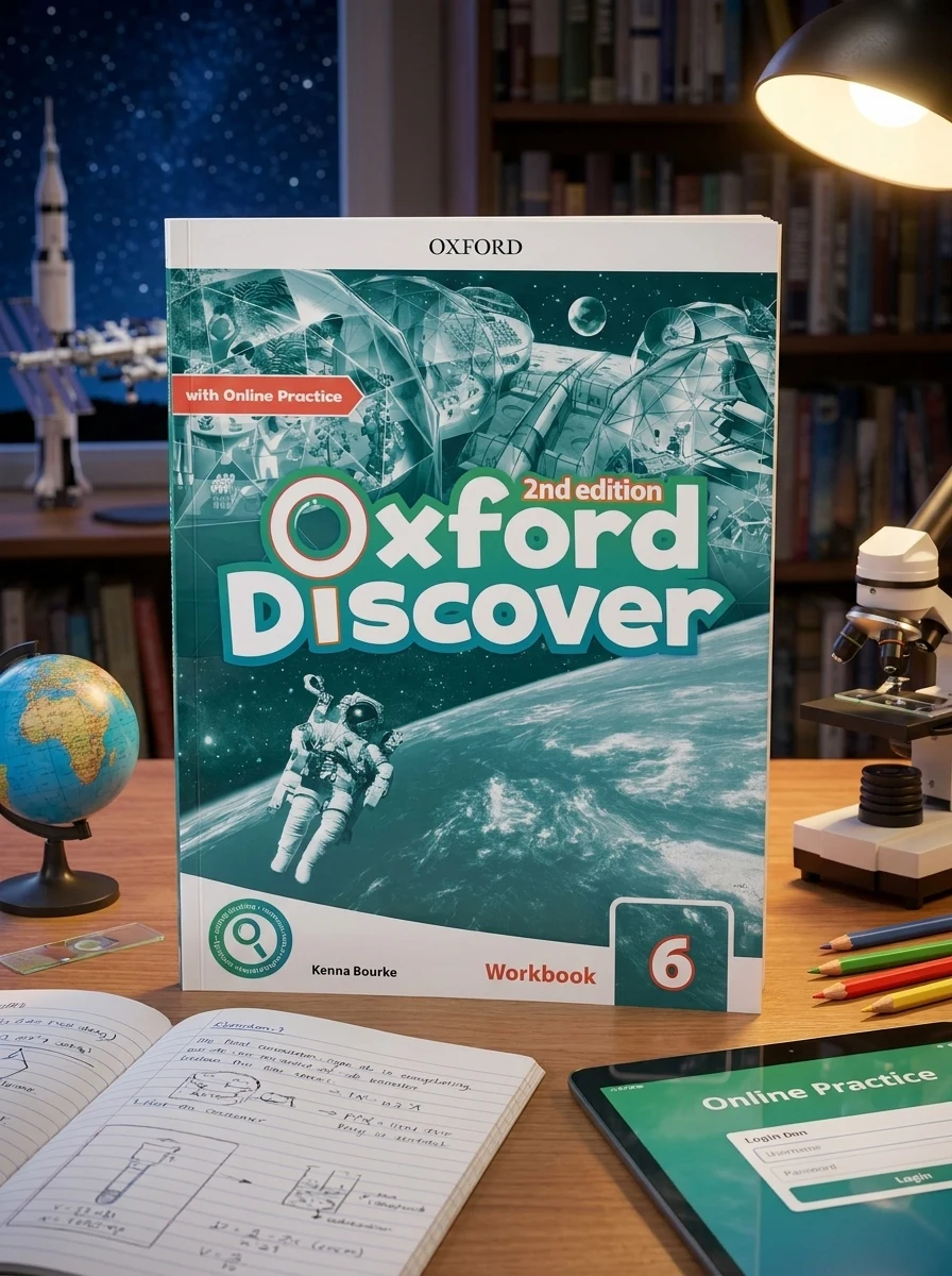 Oxford Discover Second Edition 6 Workbook with Online Practice, обкладинка