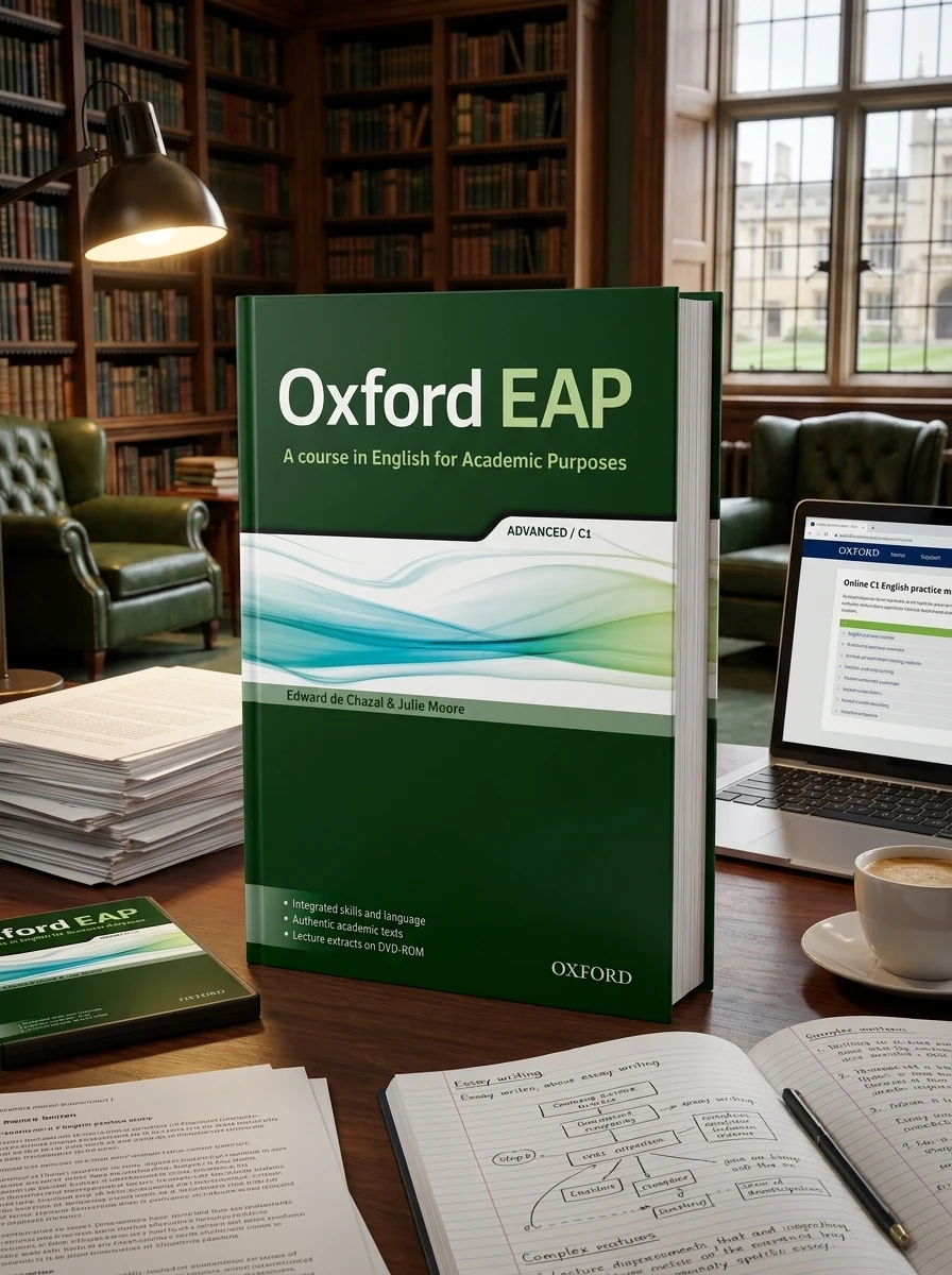 Oxford EAP. Advanced/C1. Student's Book and DVD-ROM Pack — Едвард де Шазаль, обкладинка