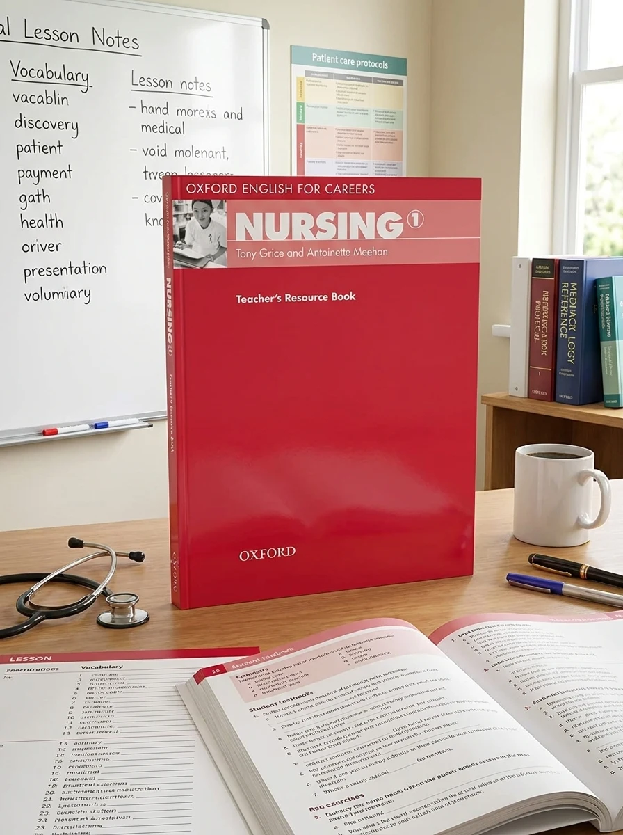 Oxford English for Careers: Nursing 1: Teacher's Resource Book — Антуанетт Міен, обкладинка
